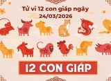 Tử vi 12 con giáp ngày 24/03/2026