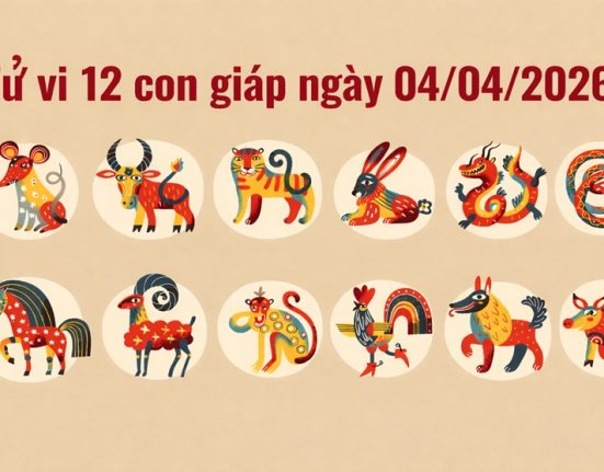 Tử vi 12 con giáp ngày 04/04/2026