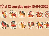 Tử vi 12 con giáp ngày 10/04/2026