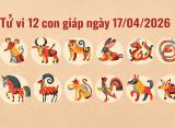 Tử vi 12 con giáp ngày 17/04/2026