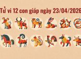 Tử vi 12 con giáp ngày 23/04/2026